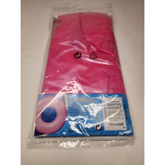 H20 Go Frosted Neon Pink Swim Ring Ages 10+ 31.5" X 7.5" - Picture 2 of 2